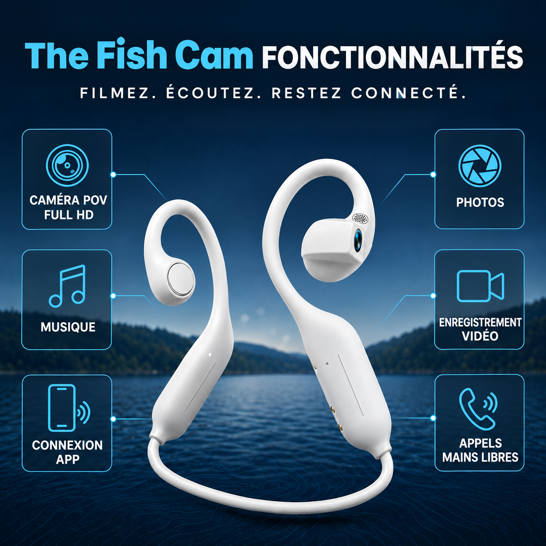 Fonctionnalités The Fish Cam